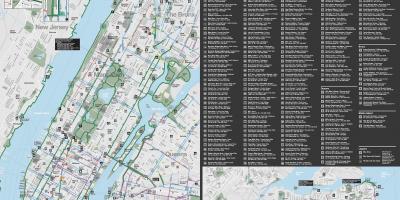 Менхетн велосипед лејн мапа