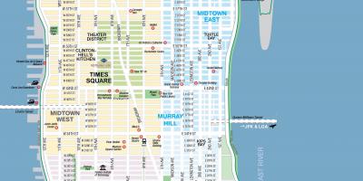Бесплатни некој мапата на ЊУЈОРК, Менхетн
