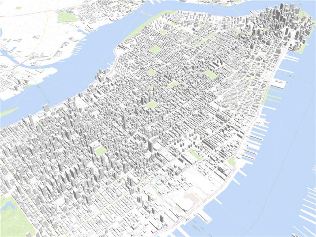 Менхетн 3d мапа