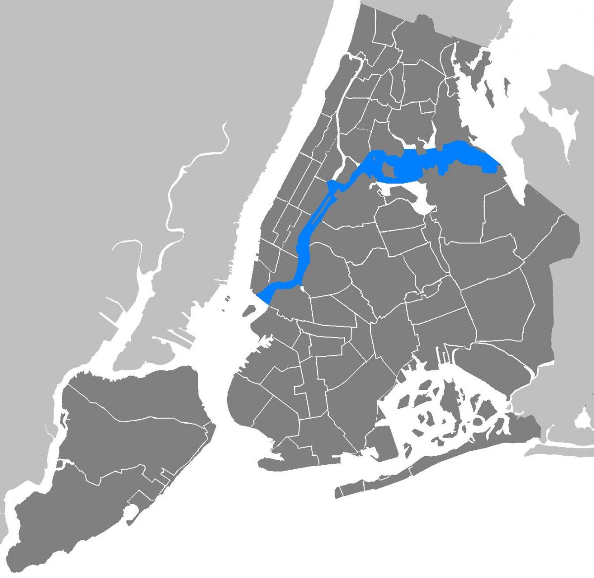 карта на Менхетен вектор