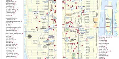 Некој одење карта на midtown Менхетен