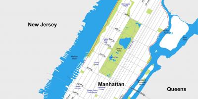 Менхетн мапа на градот некој