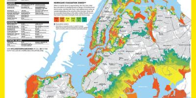 Менхетн поплава зона мапа